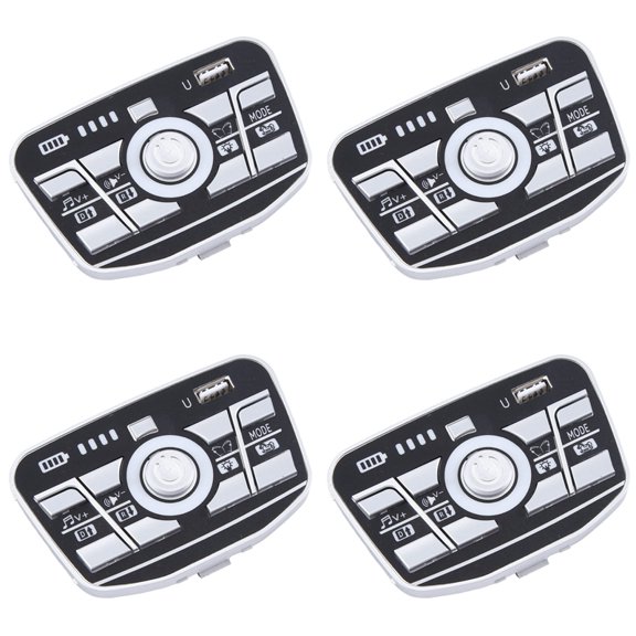 Osfvolr 4X Children'S Electric Vehicle Power Supply Central Control Switch Multi Functional Bluetooth Music Power Monitorr