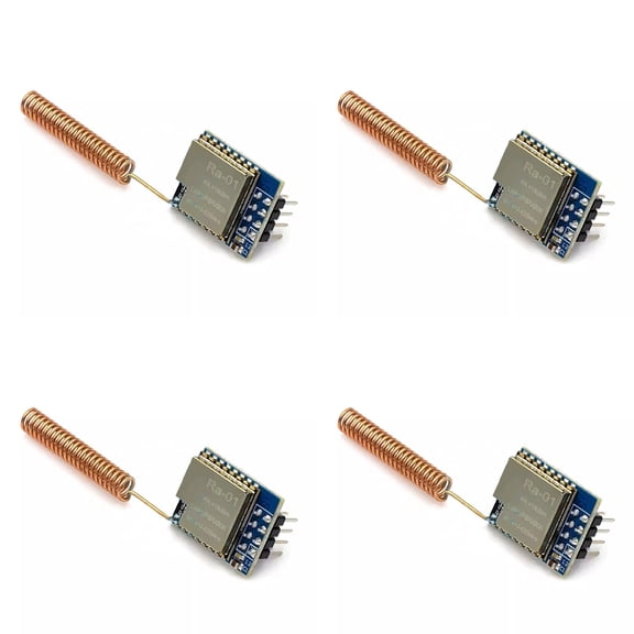 Osfvolr 4X Ra-01 LoRa SX1278 433M Wireless Spread Spectrum Transmission Module Most Distant 10KM