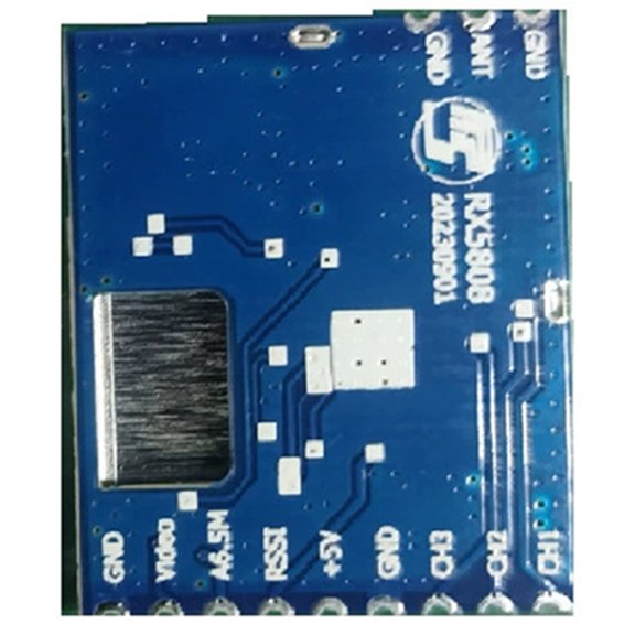 Osfvolr 5.8Ghz RX5808 Wireless Audio Video Receiver Module Audio Video Receiver Module SPI Mode Without Audio