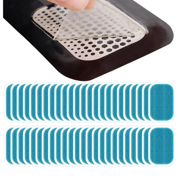Osfvolr 50 Pcs Gel Pads for Abs Stimulator - Replacement Pads for Abdominal Muscle Trainer, Reusable Ab Workout Toner Belt