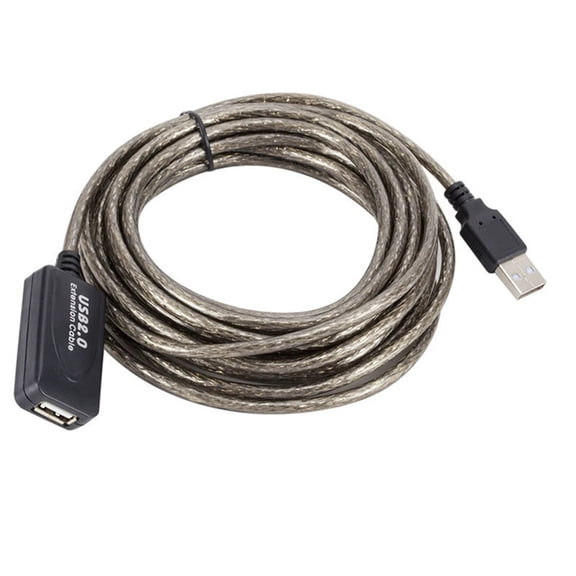 Osfvolr 5M USB 2.0 Extension Cable High Speed Active Repeater Male to Female Extension Cord Wire USB Adapter for PC Laptop Mouse