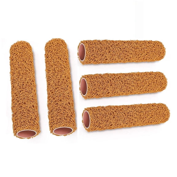 Osfvolr 5Pcs 9Inch Textured Paint Roller Small Textured Roller for Painting Walls Popcorn Ceiling Home Improvement Paint