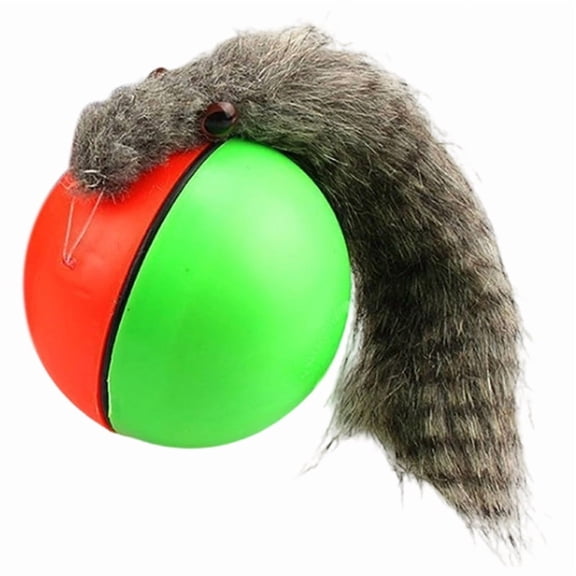 Osfvolr 5pcs Pet Dog Cat Toy Electric Weasel Rolling Ball Toys Chewing Teeth Grinding Toys Claws Bite Supplies