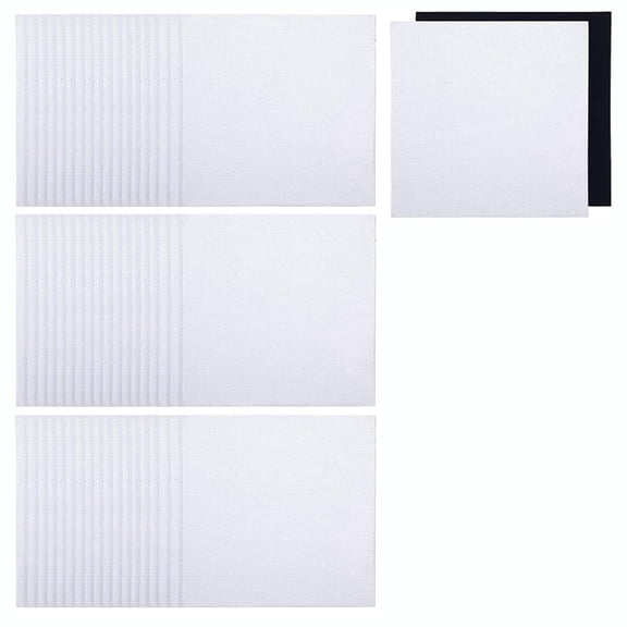 Osfvolr 60 Pcs Mini Magnetic Canvas Panel for Painting 4 X 4 Inch - Ideal Art Gift for Refrigerator