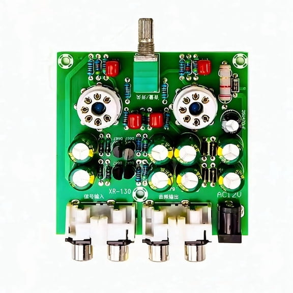Osfvolr 6J1 Audiophile Tube Preamplifier Headphone Amplifier Tube Buffer Effects Unit for Audio Enthusiasts and Hobbyists