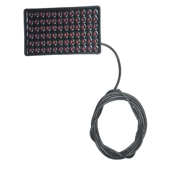 Osfvolr 72 LED Car Rear Brake Lights Diffuser Spoiler LED Lights Bumper Cover Pilot Lamp for Universal Car
