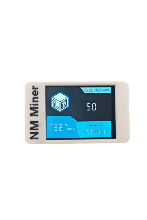 735Kh/S NMMinerNerdMiner BTC Solo Miner 2.8 Inch Smart Screen Bitcoin Crypto Miner for Home  with Touch