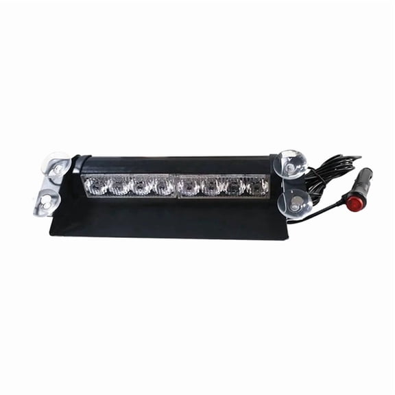 Osfvolr 8LED Car Warning Light 12V Emergency Signal Lamp Light Auto Truck Flashing Windshield Flash LightInstrument Blue