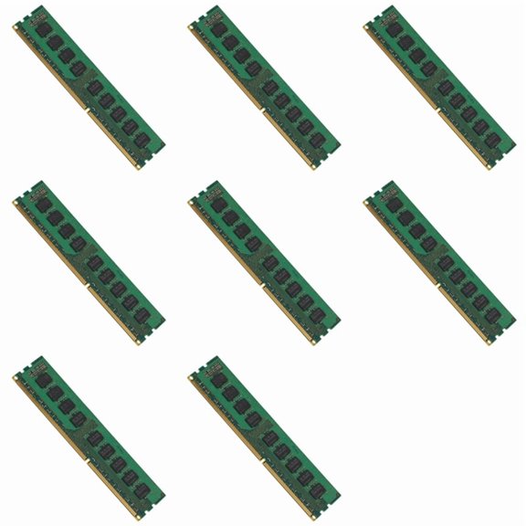 Osfvolr 8X 4GB 2RX8 PC3-10600E 1.5V DDR3 1333MHz ECC Memory RAM Unbuffered for Server Workstation(4G)