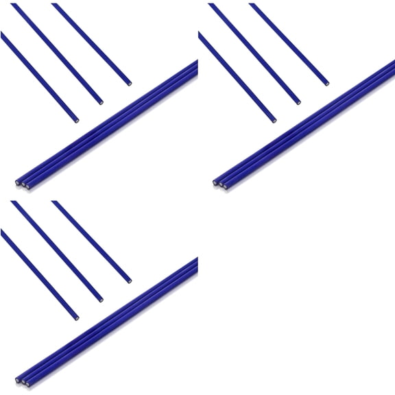 Osfvolr 9 Sticks Brazing Rods 56% Solder - Flux Coated Solder Kits, High Temperature Resistance, Brazing Welding Rods