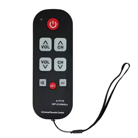 Osfvolr A-TV10 TV Remote Universal Controller Waterproof Remote Control with LED Light for All TV Models, Replacement Remote