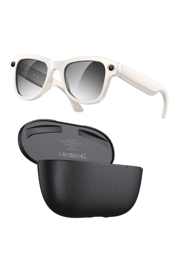 AI Smart Glasses with 8MP Camera Video Recording AI Photo Recognition Bluetooth Call Voice Translation Sunglasses C