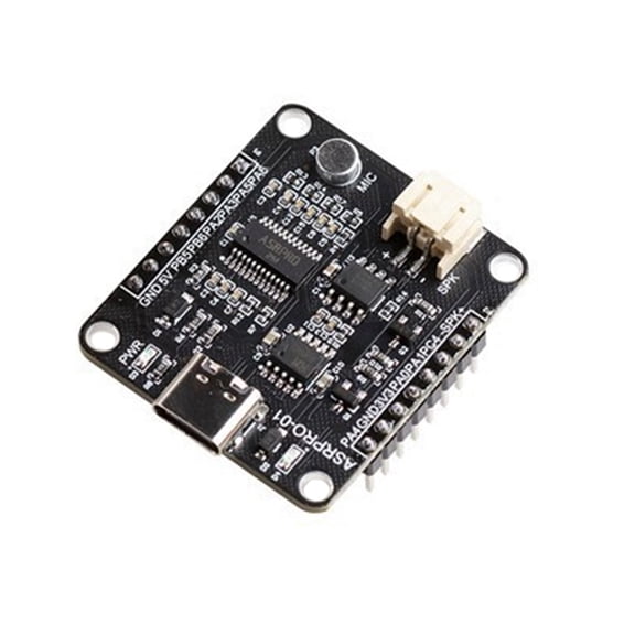 Osfvolr ASR-PRO Development Board Speech Recognition Control Module AI Offline Recognition Module Pin Header Already Soldered 2M