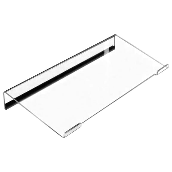 Osfvolr Acrylic Computer Keyboard Stand Keyboard Riser Lift Tray Non-Slip Transparent Desktop Keyboard Holder Supplies