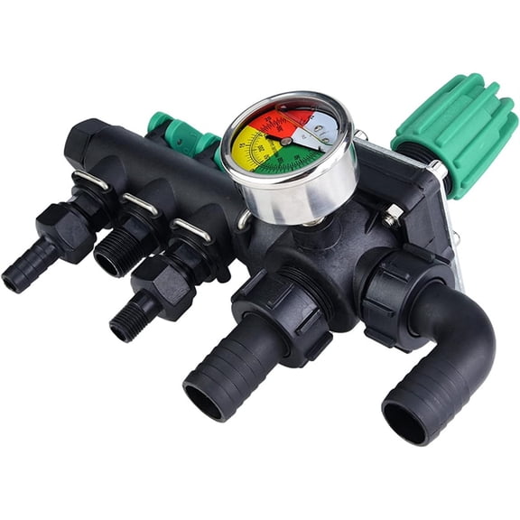 Osfvolr Agricultural Sprayer Control Valve,3 Way Water Control Valve,3 Way Water Splitter,Sprayer Control Valve, for Aquaculture