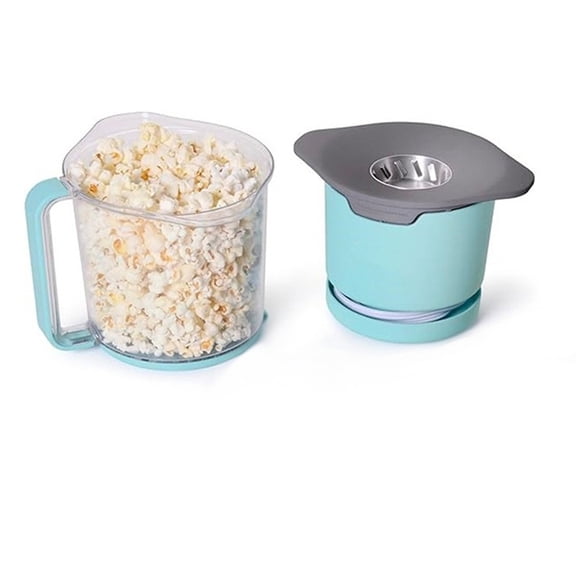Osfvolr Automatic Popcorn Maker Low-Fat Treat Hot Air Popper Oil Free Roaster Diets Low Household Health Snack Cook US Plug
