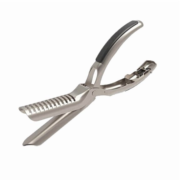 Osfvolr BBQ Rib Membrane Remover Stainless Steel with Curved Blade Handle Preparation Tool Kitchen Barbecue Rib Peeler