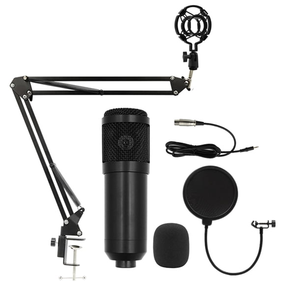 Osfvolr BM800 Studio Recording Microphone Kit Music Condenser Mic for Pc Streaming, Broadcasting,Podcasting, Singing, Home