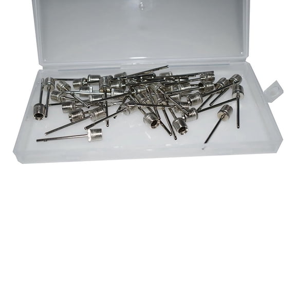 Osfvolr Ball Pump Needles 40pcs, Air Pump Needles for Basketball Inflating, Inflation Sports Pin