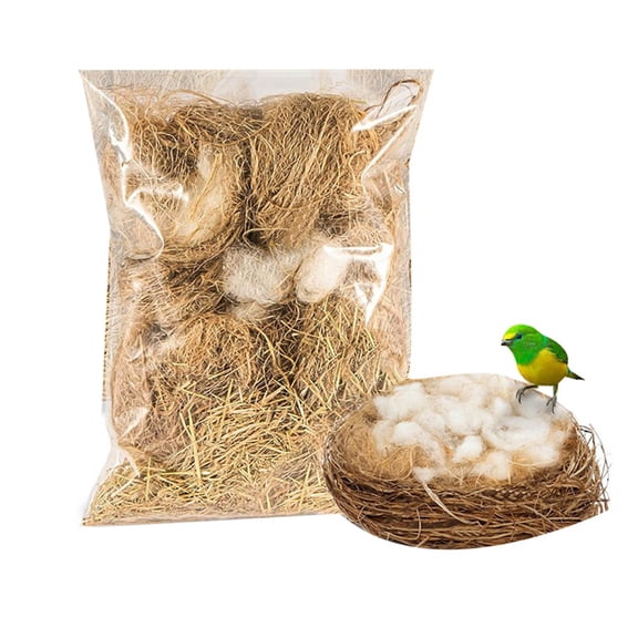 Osfvolr Bird Nesting Material - Bird Nests Bedding Hummingbird Nesting Material Mixing Canary Nesting Material
