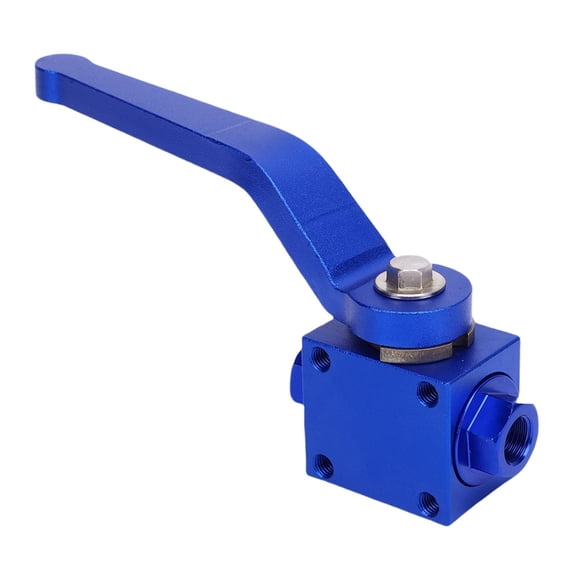 Osfvolr Brake Line Lock Shut Off Valve High Strength Aluminium Alloy with 1/8in NPT Thread for Automotive Oil