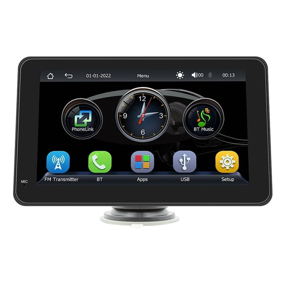 Osfvolr Car 7 Inch 2.5D Screen Navigation Screen Bluetooth Portable Screen Wireless Carplay Android Auto MP5 Player