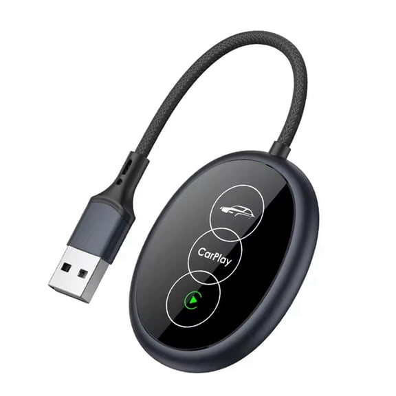 Osfvolr Car Wireless Android Auto Carplay 2in1 Box Wired to Wireless Dongle Plug&Play CarPlay Android Auto Mini Smart Box