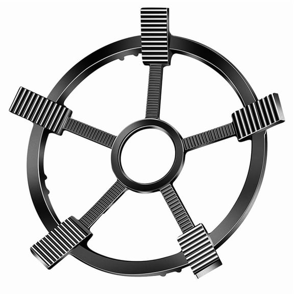 Osfvolr Cast Iron Wok Support Ring for Moka Pot 2 in 1 Gas Ring Stove Top Stand for Wok Small Saucepan Reducer Ring Holder