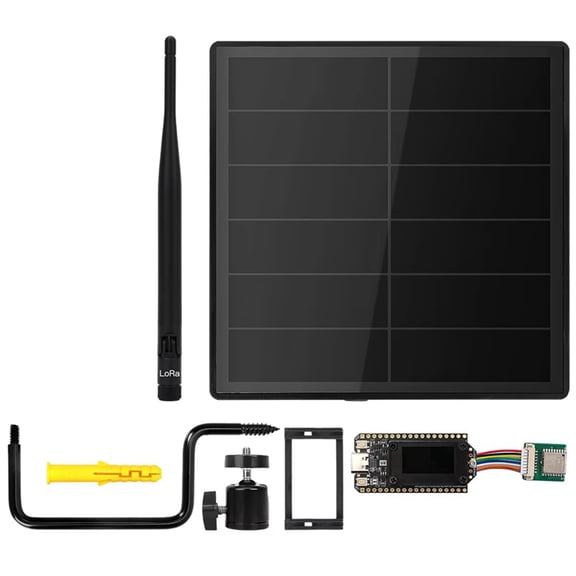 Osfvolr D5L Meshtasic Solar Powered Heltec LoRa 32 V4  with GPS LoRa Module WiFi Bluetooth Low Power Solar Mesh 868MHZ