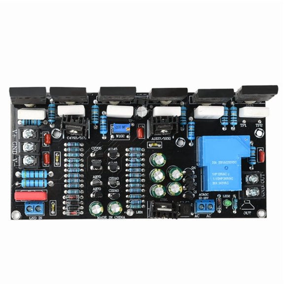 Osfvolr DC 300W Mono Power Amplifier 1943+5200 Hi-Fi High-Power Audio Power Amplifier Board with Speaker Protection Function