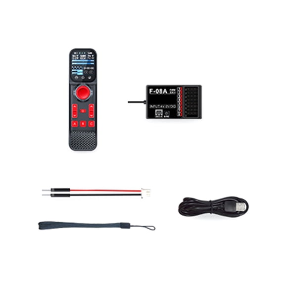 Osfvolr DS800 2.4Ghz 8CH FHSS Remote Controller with F08A Receiver for RC Car and RC Boat Radio Transmitter System