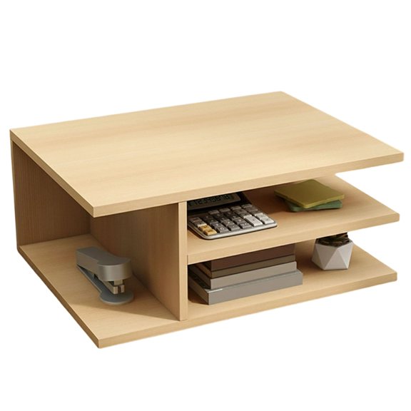 Osfvolr Desktop Stationery Storage Rack Printer Shelf Home Desk Storage Storage Shelves A