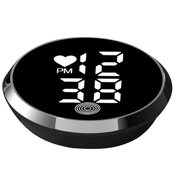 Osfvolr Digital Clocks, Vehicle Dashboard Clocks, Motorcycle Adhesive Digital Clocks, LED Time Display Watches