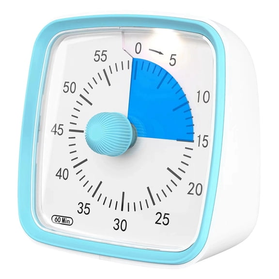 Osfvolr Digital Kitchen Timer with Visual Countdown, Count Up, Loud Alarms for Enhanced Cooking and Baking B