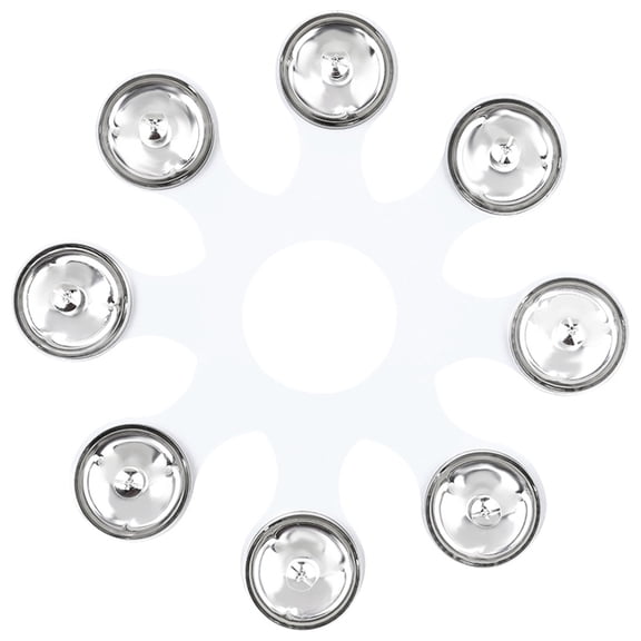 Osfvolr Drum Kit Cymbal Bell Tambourine Hi-Hat for Drum Percussion Accessories Set Accessory Drums Supply Ring 8 Drums Ring