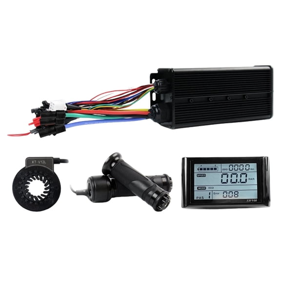 Osfvolr Electric Bike 3-Mode Controller 100A 48V-72V XT150 Controller with SW900 Display for 5000W Brushless Motor Accessories