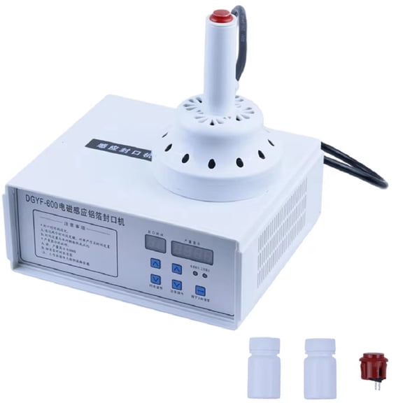 Osfvolr Electromagnetic Induction Sealing Machine Handheld Electromagnetic Induction Aluminum Foil Sealing Machine 600C US Plug