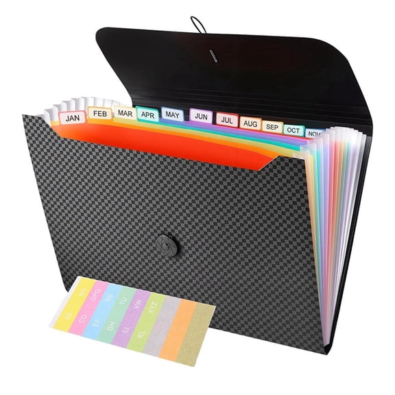Osfvolr File Organizer, 13-Pocket Expanding Folder Accordian Folder Great for Home, , Travel & Classroom