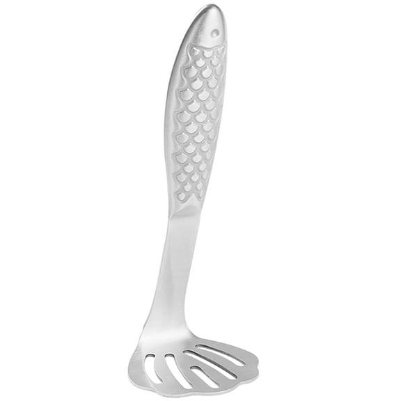 Osfvolr Fish-Shaped Potato Masher & Potato Smasher - Stainless Steel Potato Ricer,Masher Kitchen Tool for Potatoes,Eggs & More