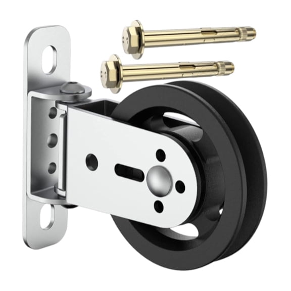 Osfvolr Gym Pulley Blocks,Wall Mount Fixed Pulley Wheel Rotation 180 Degree, for LAT Pulley System,for Gym Pulley System