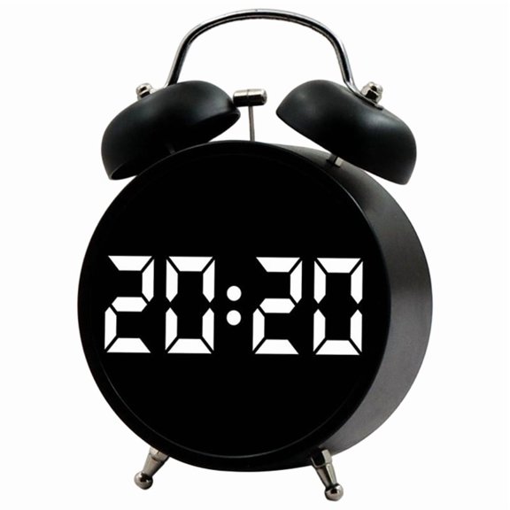 Osfvolr High Quality Extra Large Sound Alarm Clock with LED Screen Simple Number Clock Multifunctional Clock A