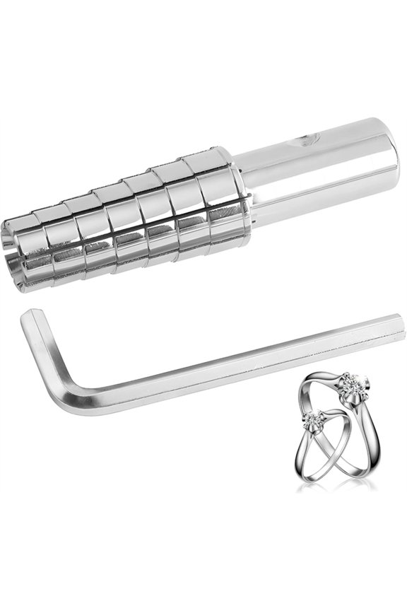 Jewelry Making Tool Set, Expanding Ring Mandrel, Professional Sizer with Hex Wrench for Resizing and Repairing