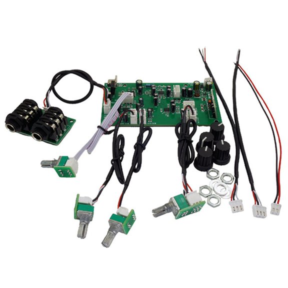 Osfvolr Karaoke Preamplifier Board Microphone Amplification and Reverb Effect Board Volume Control Pre-Amplifier Board Module