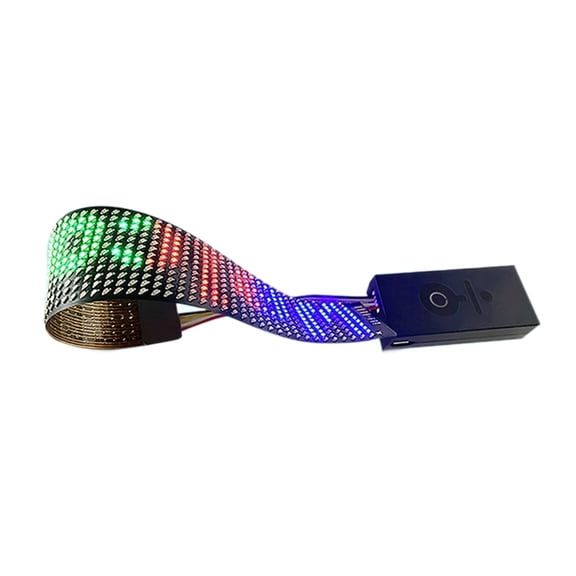Osfvolr LED Flexible Display Control Board with Mobile Phone Bluetooth Editable Text and Animation DIY Full-Color Display