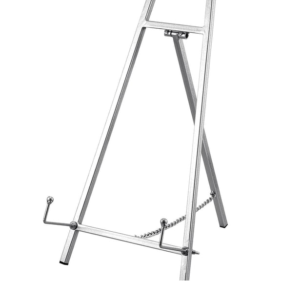 Osfvolr Large Metal Desktop Easel, Picture Frame, Wedding Display Photo Frame, Mirrored Art Display Stand B