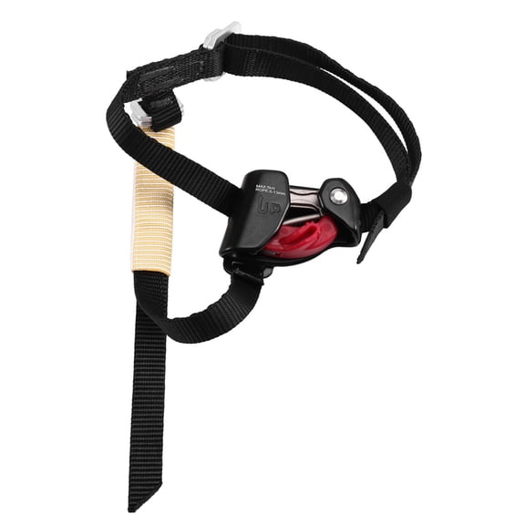 Osfvolr Left Foot Ascender Set, for 8-13mm Rope, Quick Step Climbing Caving Mountaineering Tree Arborist Equipment