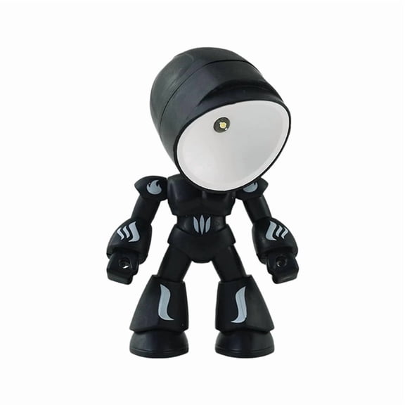 Osfvolr Lonely Robot Cartoon Cute Robot Light Mini Robots LED Night Lamp for Boy Girls Bedroom Home Decorations B