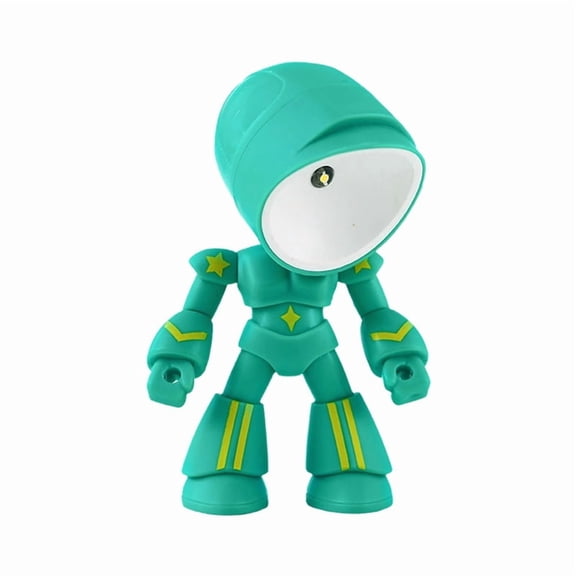 Osfvolr Lonely Robot Cartoon Cute Robot Light Mini Robots LED Night Lamp for Boy Girls Bedroom Home Decorations F