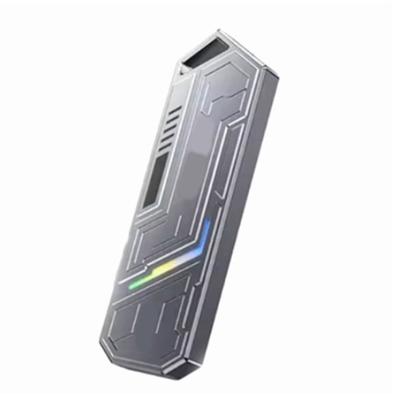 Osfvolr M.2 NVMe SSD Enclosure Adapter USB 3.2 Gen2 10Gbps USB-C Portable External Case Hard Drive Enclosure for PC Laptop