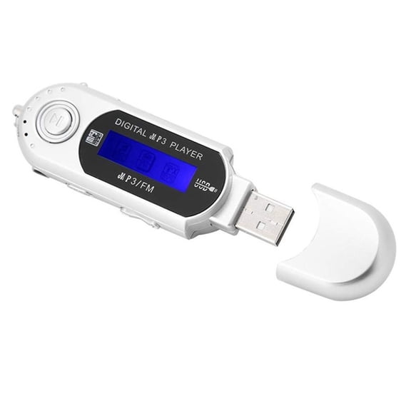 Osfvolr MP3 Player with Earphone 8GB, Portable Music MP3 USB Player with LCD Screen FM Radio for Walking Running